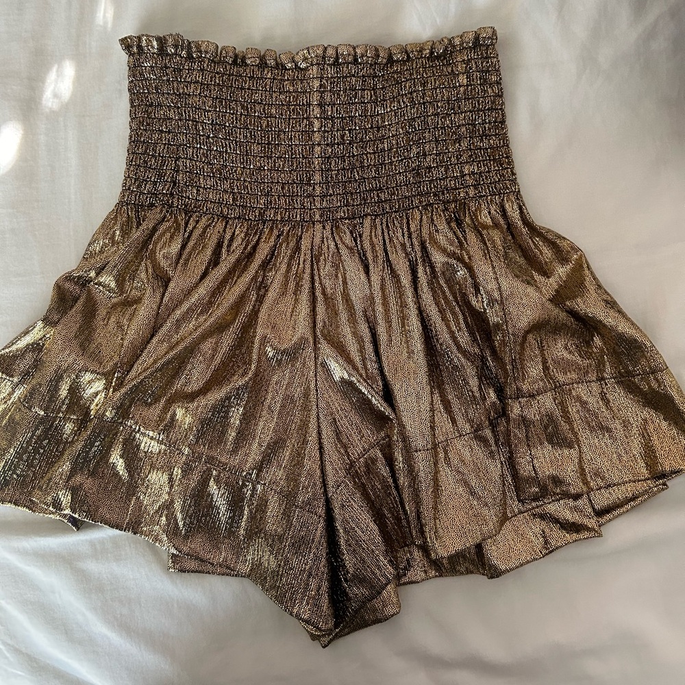 Queen of Sparkles Gold Shorts